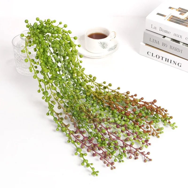 6Pcs Artificial Pearl Green Rattan Plastic Plants Fake Green Rattan Wall Hanging Plant Bedroom Balcony Home Decoration Vine
6Pcs Artificial Pearl Green Rattan Plastic Plants Fake Green Rattan Wall Hanging Plant Bedroom Balcony Home Decoration Vine