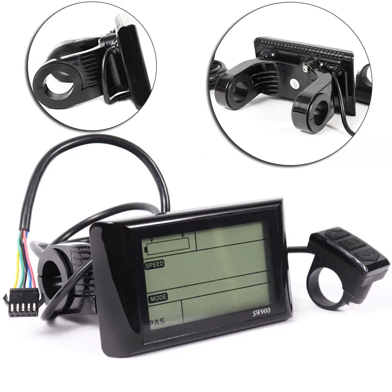 36V48V SW900 LCD Display Panel Meter Controller For Electric Bicycle E-bike the SW900 LCD Display has multiple functions
36V48V SW900 LCD Display Panel Meter Controller For Electric Bicycle E-bike the SW900 LCD Display has multiple functions
