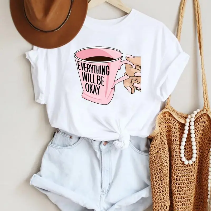 Women Cartoon Coffee Happy Time Cute Casual Kawaii Fashion Summer Lady Print Tee Graphic T Top Female Tshirts Clothes T-Shirt
Women Cartoon Coffee Happy Time Cute Casual Kawaii Fashion Summer Lady Print Tee Graphic T Top Female Tshirts Clothes T-Shirt