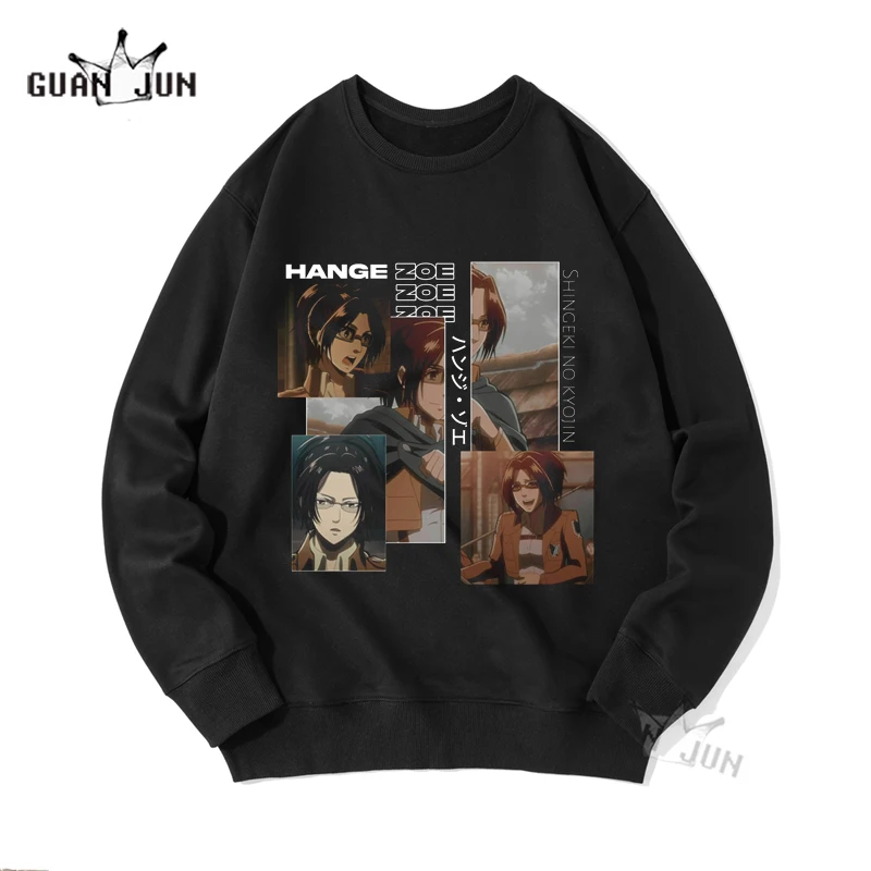 Anime Attack on Titan Hange Zoe Anime Men Women Long Sleeve Hoodies Sweatshirt Harajuku Male Streetwear Men Winter Pullover
Anime Attack on Titan Hange Zoe Anime Men Women Long Sleeve Hoodies Sweatshirt Harajuku Male Streetwear Men Winter Pullover