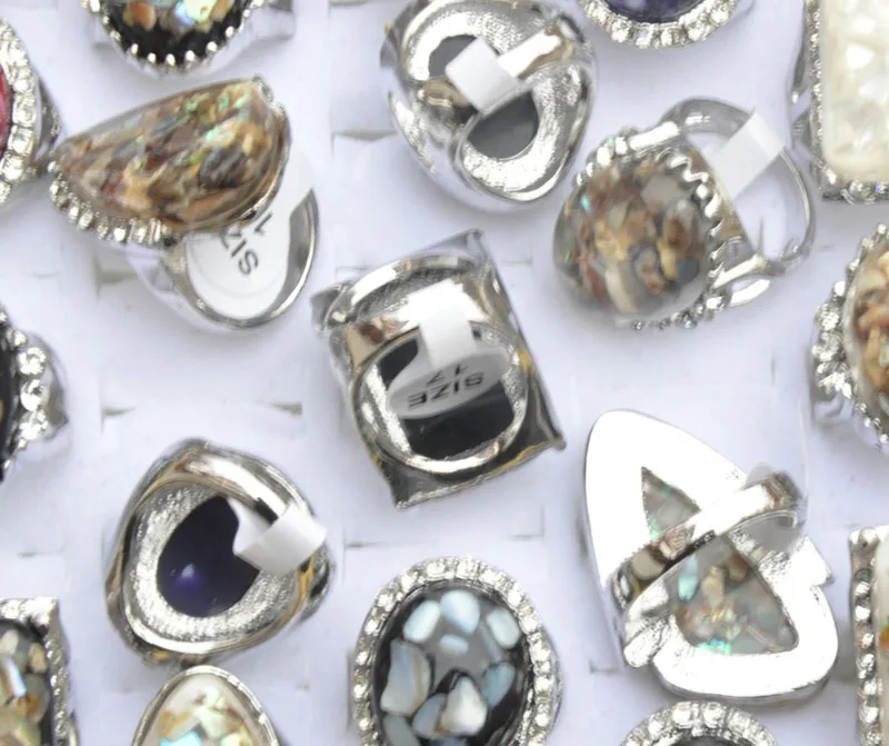 20pcs Vintage Antique Silver Color Big Oval Shell Finger Ring Rhinestone Crystal Ring For Women Statement Boho Beach Jewelry G
20pcs Vintage Antique Silver Color Big Oval Shell Finger Ring Rhinestone Crystal Ring For Women Statement Boho Beach Jewelry G