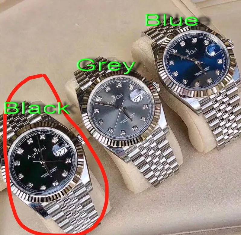 Classic New Automatic Mechanical Men Datejust Stainless Steel Sapphire Diamonds Silver Black Blue Grey President 41mm Watch
Classic New Automatic Mechanical Men Datejust Stainless Steel Sapphire Diamonds Silver Black Blue Grey President 41mm Watch