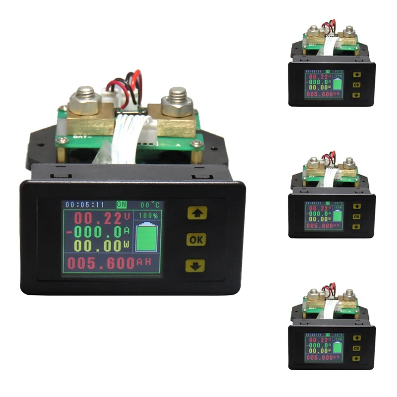 DC 120V LCD Combo Meter Voltage Current Kwh Watt Meter 12V 24V 48V 96V Battery Capacity Power Monitoring
DC 120V LCD Combo Meter Voltage Current Kwh Watt Meter 12V 24V 48V 96V Battery Capacity Power Monitoring