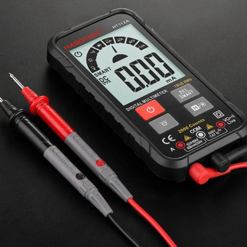 HABOTEST Handheld Digital Multimeter LCD Portable AC/DC Ammeter Voltmeter Ohm Voltage Tester Meter Multimeter
HABOTEST Handheld Digital Multimeter LCD Portable AC/DC Ammeter Voltmeter Ohm Voltage Tester Meter Multimeter