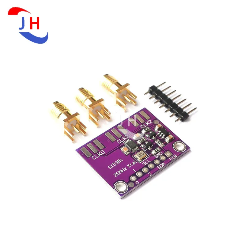 Плата прерывателя генератора часов Si5351 5351 Si5351A I2C, 3-5 в постоянного тока, модуль, генератор сигналов, часы 8-160 МГц для Arduino, 1 шт.
Плата прерывателя генератора часов Si5351 5351 Si5351A I2C, 3-5 в постоянного тока, модуль, генератор сигналов, часы 8-160 МГц для Arduino, 1 шт.