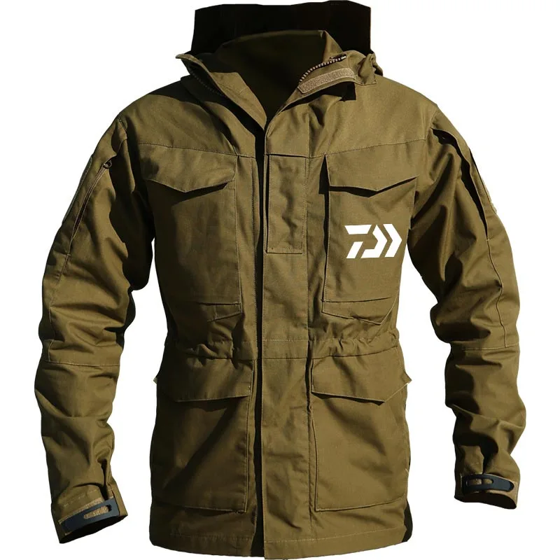 Winter Mens Solid Outdoor Sports Fishing Jacket Hooded Coat Military Tactical Climbing Windbreaker Waterproof Fishing Jerseys
Winter Mens Solid Outdoor Sports Fishing Jacket Hooded Coat Military Tactical Climbing Windbreaker Waterproof Fishing Jerseys