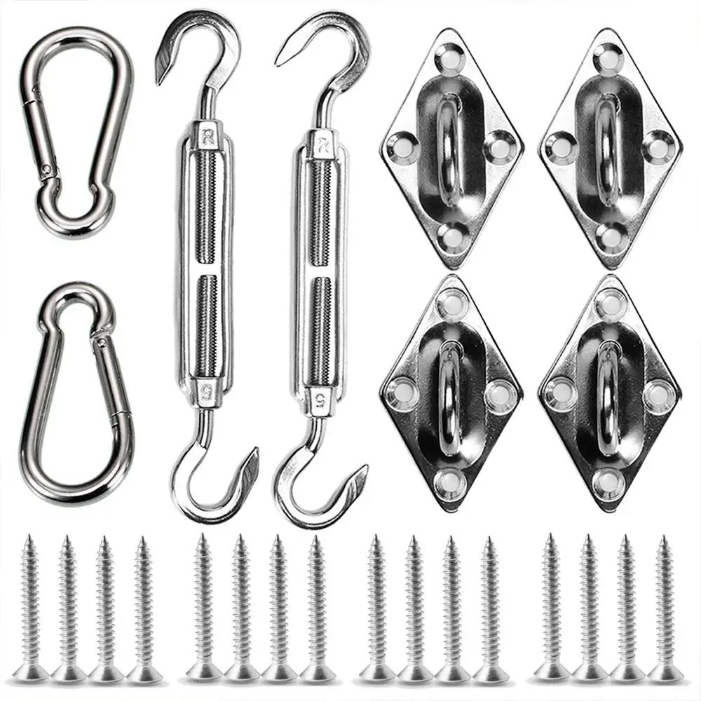 Netting Accessories Outdoors Awning Canopy Fittings Shade Netting Accessories Diamond Door Buckle 24pcs Stainless Steel Garden
Netting Accessories Outdoors Awning Canopy Fittings Shade Netting Accessories Diamond Door Buckle 24pcs Stainless Steel Garden