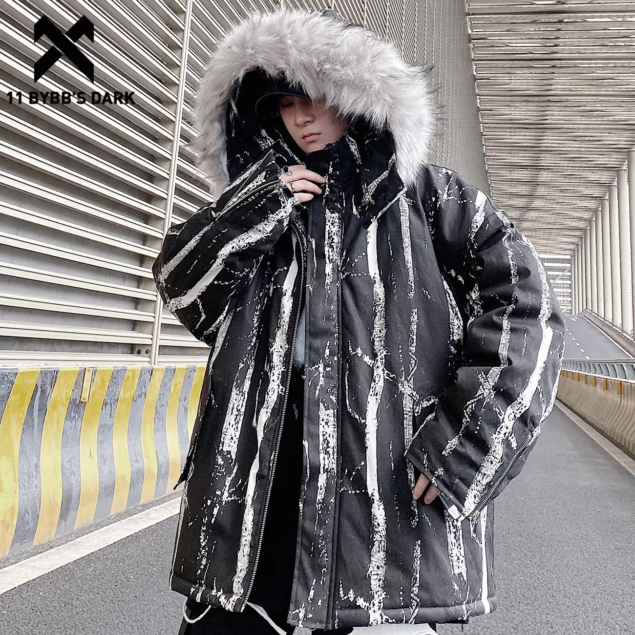 11 BYBB'S DARK Fur Collar Hooded Stripes Parkas Jackets Men Winter Thicken Coats Men Hip Hop Streetwear Oversized Loose Outwear
11 BYBB'S DARK Fur Collar Hooded Stripes Parkas Jackets Men Winter Thicken Coats Men Hip Hop Streetwear Oversized Loose Outwear