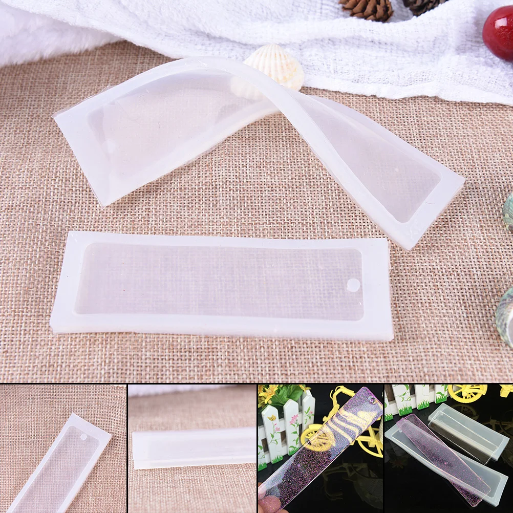 1PCS Rectangle Silicone Bookmark Mold DIY Craft Mould with Holes Epoxy Resin Mold 
1PCS Rectangle Silicone Bookmark Mold DIY Craft Mould with Holes Epoxy Resin Mold