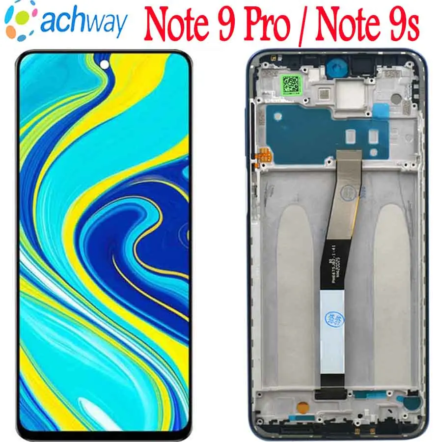 Оригинальный ЖК дисплей для Xiaomi Redmi Note 9S/ 9 Pro с сенсорным экраном полная тестовая