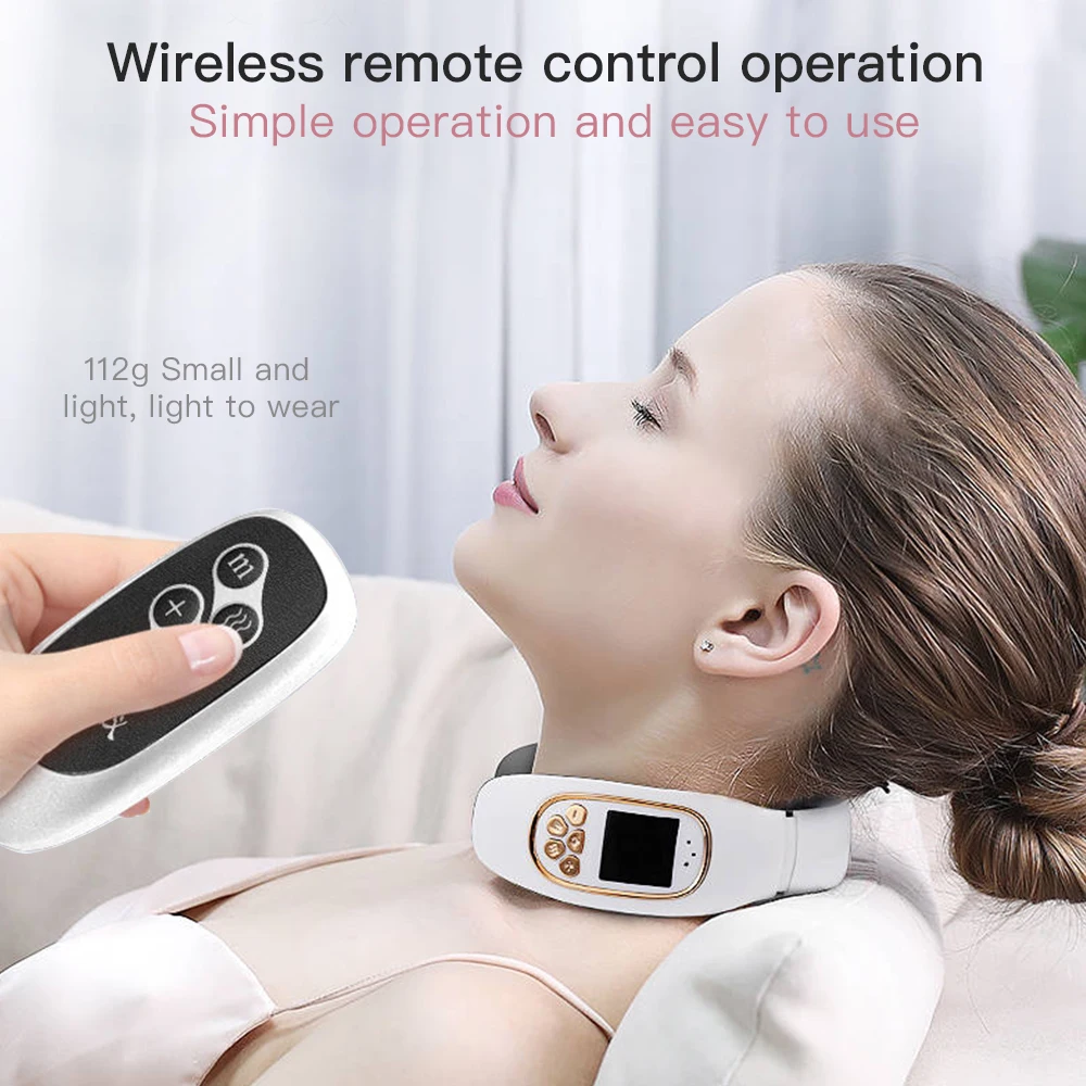 4D Electric Neck Pulse Massager Pain Relief Tool Health Care Relaxation Cervical Vertebra Physiotherapy Kneading Massage Machine
4D Electric Neck Pulse Massager Pain Relief Tool Health Care Relaxation Cervical Vertebra Physiotherapy Kneading Massage Machine