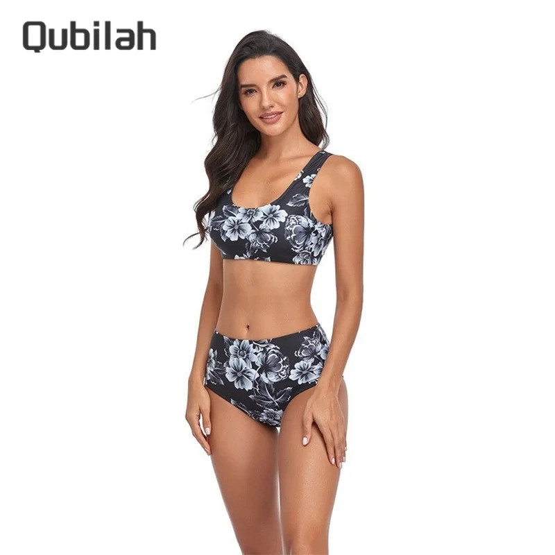 High Waist Bikini Swimsuit Swimwear Floral Printed 2 Piece Bathing Suits Plus Size Beach SwimSuit Cover Up Bikini Set Beachwear
High Waist Bikini Swimsuit Swimwear Floral Printed 2 Piece Bathing Suits Plus Size Beach SwimSuit Cover Up Bikini Set Beachwear