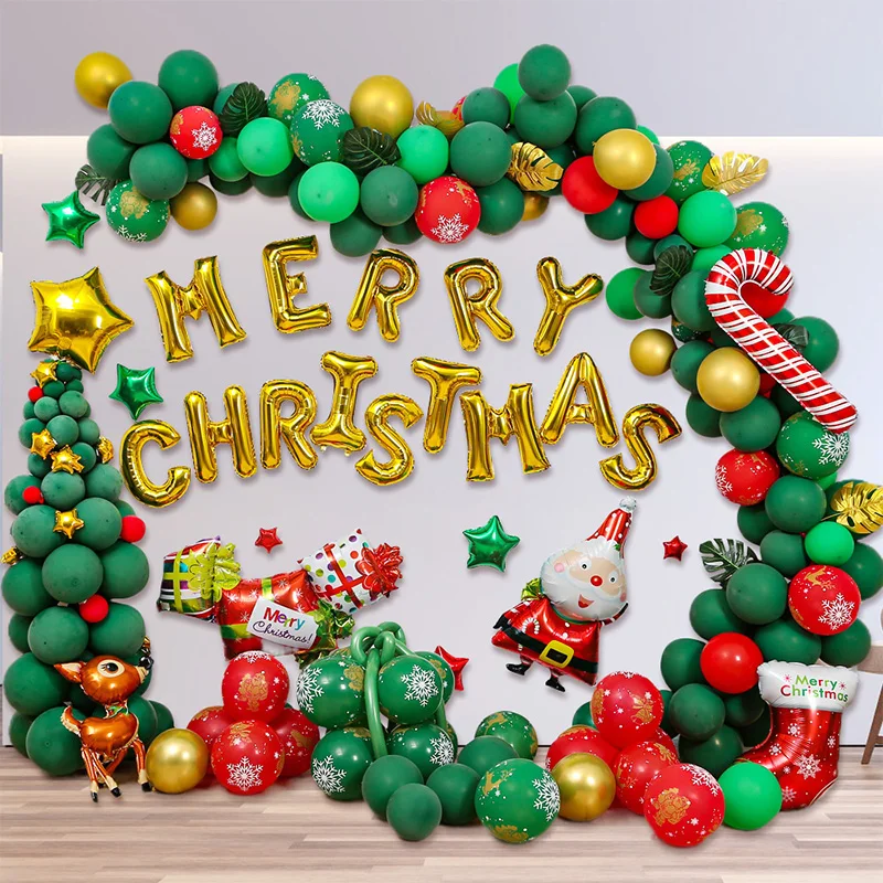 Aluminum Foil latex Christmas Balloon Set Combination Balloon Chain Christmas Baby Shower Party Balloons Decoration Gift
Aluminum Foil latex Christmas Balloon Set Combination Balloon Chain Christmas Baby Shower Party Balloons Decoration Gift