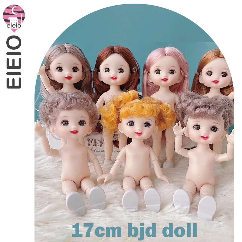 EIEIO New 16cm BJD Doll 13 Movable Joints Dolls Makeup Casual Wear Clothes with Shoes Doll Accessories Toy for Girls Gift
EIEIO New 16cm BJD Doll 13 Movable Joints Dolls Makeup Casual Wear Clothes with Shoes Doll Accessories Toy for Girls Gift