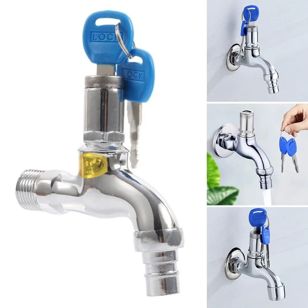 1Pc Anti-theft 1/2" Thread Faucet With Key Lock Alloy Sink Tap With Key Lock Outdoor Faucet Lockable 10mpa Pressure
1Pc Anti-theft 1/2" Thread Faucet With Key Lock Alloy Sink Tap With Key Lock Outdoor Faucet Lockable 10mpa Pressure