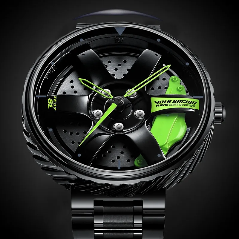 Men Watches 2020 Luxury Wheel Rim Hub Custom Design Quartz Wristwatch Super Car Rim Watch Waterproof TE37 Watch Volk Racing Rays
Men Watches 2020 Luxury Wheel Rim Hub Custom Design Quartz Wristwatch Super Car Rim Watch Waterproof TE37 Watch Volk Racing Rays