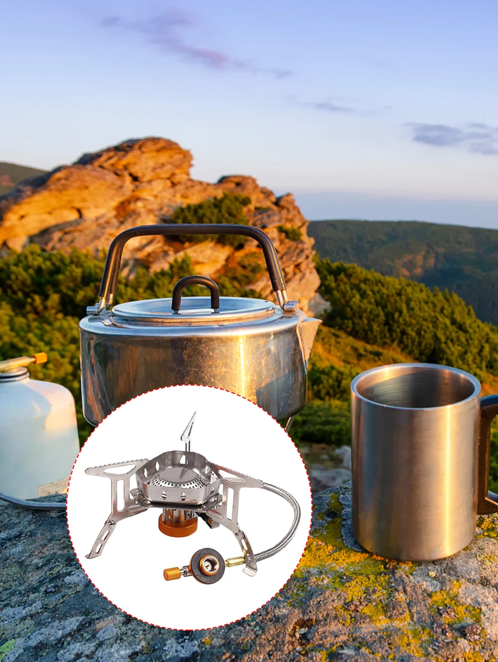 Portable Camping Stove Burner Outdoor Gas Burner Folding Ultralight Windproof Backpacking Butane Stove for Outdoor Hiking Stove
Portable Camping Stove Burner Outdoor Gas Burner Folding Ultralight Windproof Backpacking Butane Stove for Outdoor Hiking Stove