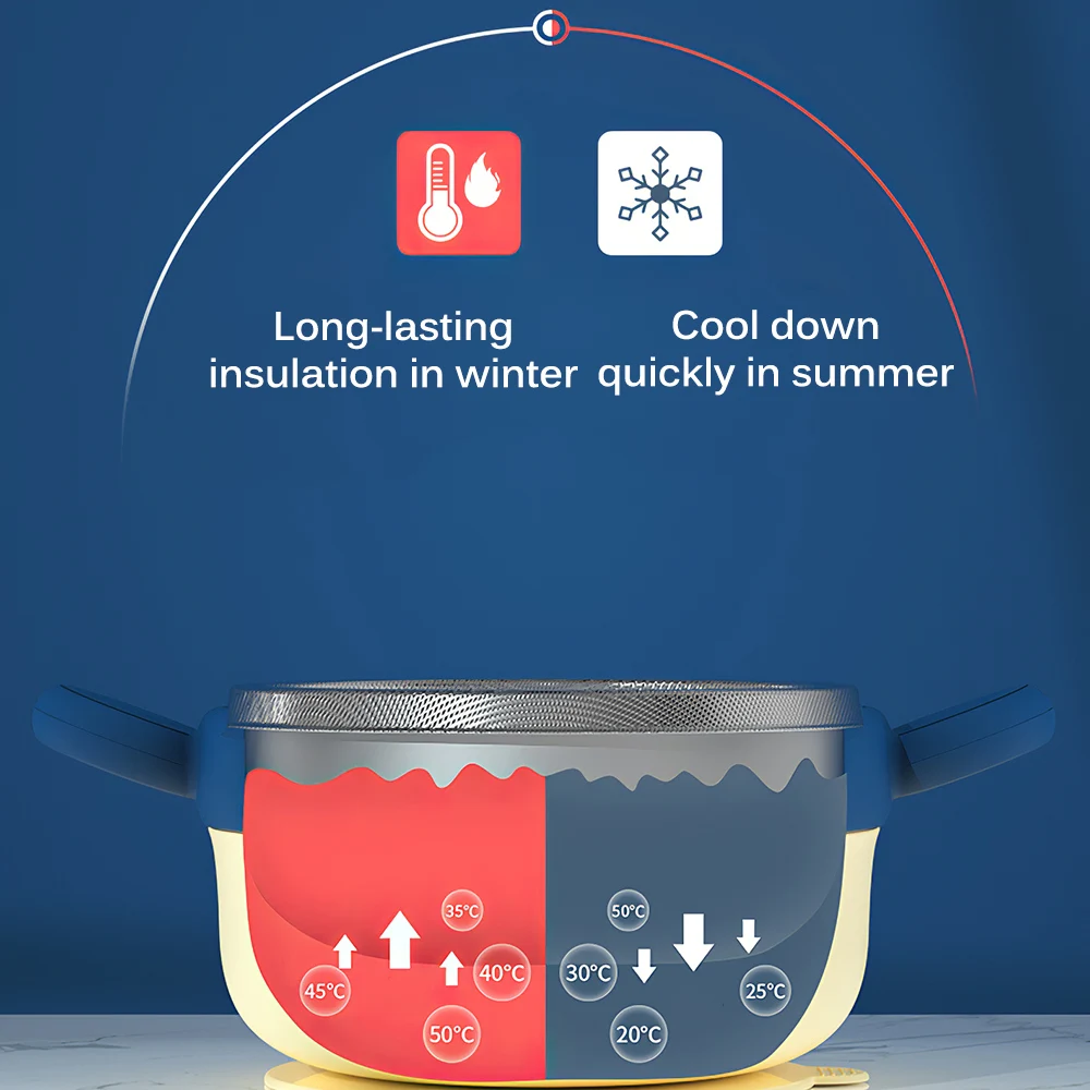 Baby Feeding Stainless Steel Bowl Tableware for Kid Dishes Water Injection Keep Warm Heat Conservation Insulation Food Container
Baby Feeding Stainless Steel Bowl Tableware for Kid Dishes Water Injection Keep Warm Heat Conservation Insulation Food Container