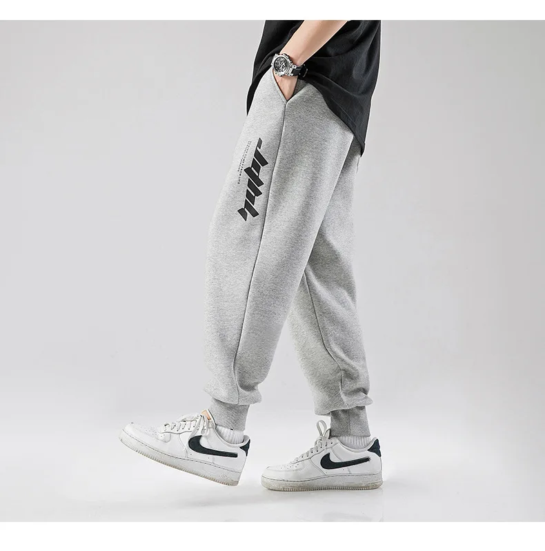 Korean style Men's Sports Casual Sweat Pants Men's 2021 Spring New Loose Print Drawstring Harem Jogger Pants
Korean style Men's Sports Casual Sweat Pants Men's 2021 Spring New Loose Print Drawstring Harem Jogger Pants