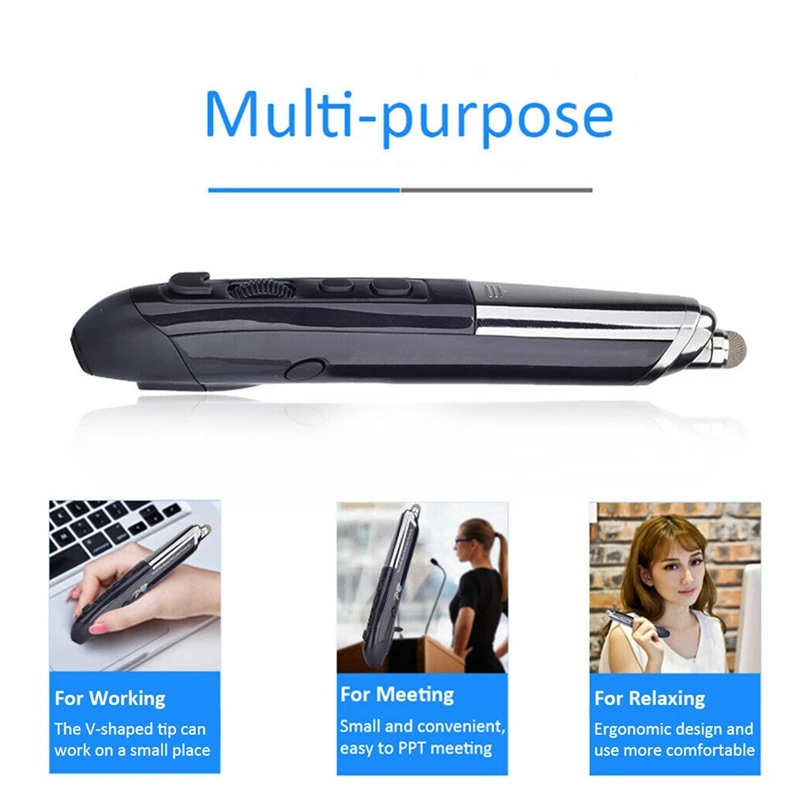 2.4G Wireless Pen Mouse PR-08 Pen Mouse Wireless Handwriting Pen Mouse Personality Mouse for PC and Laptop Mice for PPT
2.4G Wireless Pen Mouse PR-08 Pen Mouse Wireless Handwriting Pen Mouse Personality Mouse for PC and Laptop Mice for PPT