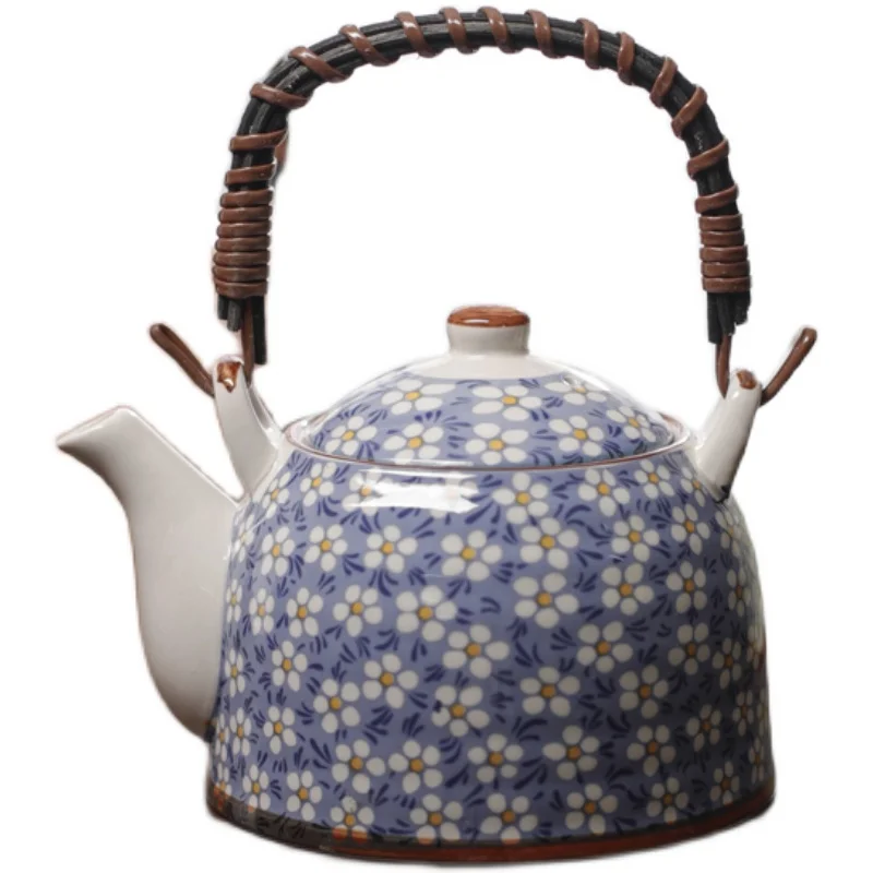 Japanese Style Loop Handle Teapot Single Pot Ceramic Large Capacity Tea Set Teapot with Filter 900ml Restaurant Kettle Household
Japanese Style Loop Handle Teapot Single Pot Ceramic Large Capacity Tea Set Teapot with Filter 900ml Restaurant Kettle Household