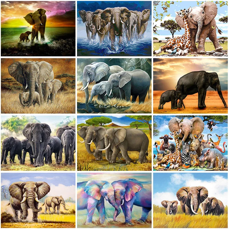 DIY Elephant 5D Diamond Painting Full Square Drill Animal Diamond Embroidery Cross Stitch Kits Art Home Decor Christmas Gift
DIY Elephant 5D Diamond Painting Full Square Drill Animal Diamond Embroidery Cross Stitch Kits Art Home Decor Christmas Gift