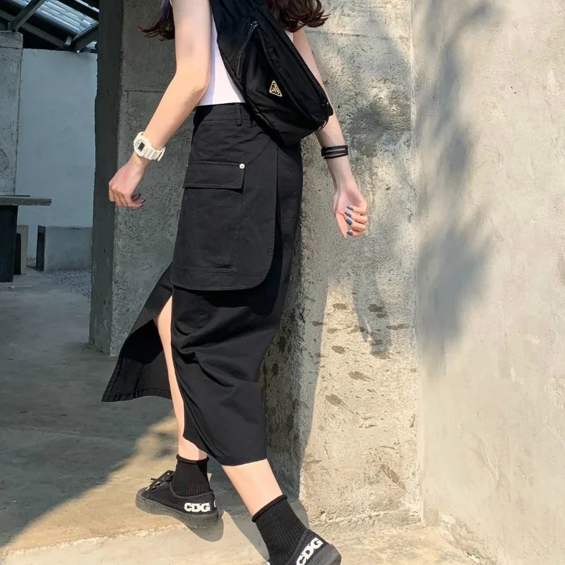 Skirts Women Vintage Stylish Harajuku Street Empire BF Style Popular Teens Skirt All-match Summer Daily Cargo Chic Woman Faldas
Skirts Women Vintage Stylish Harajuku Street Empire BF Style Popular Teens Skirt All-match Summer Daily Cargo Chic Woman Faldas