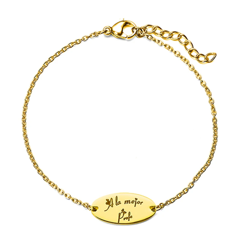 Engrave La mejor ProfeLa casualidad nos hizo HERMANAS y el corazon AMIGAS Bracelet Best Girlfriend Gift for Women sister Jewelry
Engrave La mejor ProfeLa casualidad nos hizo HERMANAS y el corazon AMIGAS Bracelet Best Girlfriend Gift for Women sister Jewelry