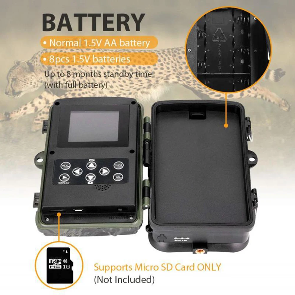 1 PC Hunting Camera Infrared Waterproof Camcorder Trail Camera Outdoor Scouting Wildlife Hunting