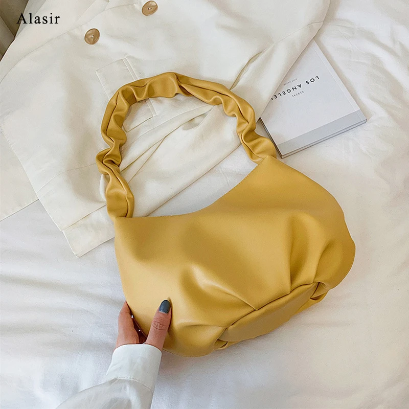 Alasir Small Fresh Ins Fragrant Taro Fold Bag Soft Leather Large Capacity Solid Color Series Pleated Shoulder Underarm Bag
Alasir Small Fresh Ins Fragrant Taro Fold Bag Soft Leather Large Capacity Solid Color Series Pleated Shoulder Underarm Bag