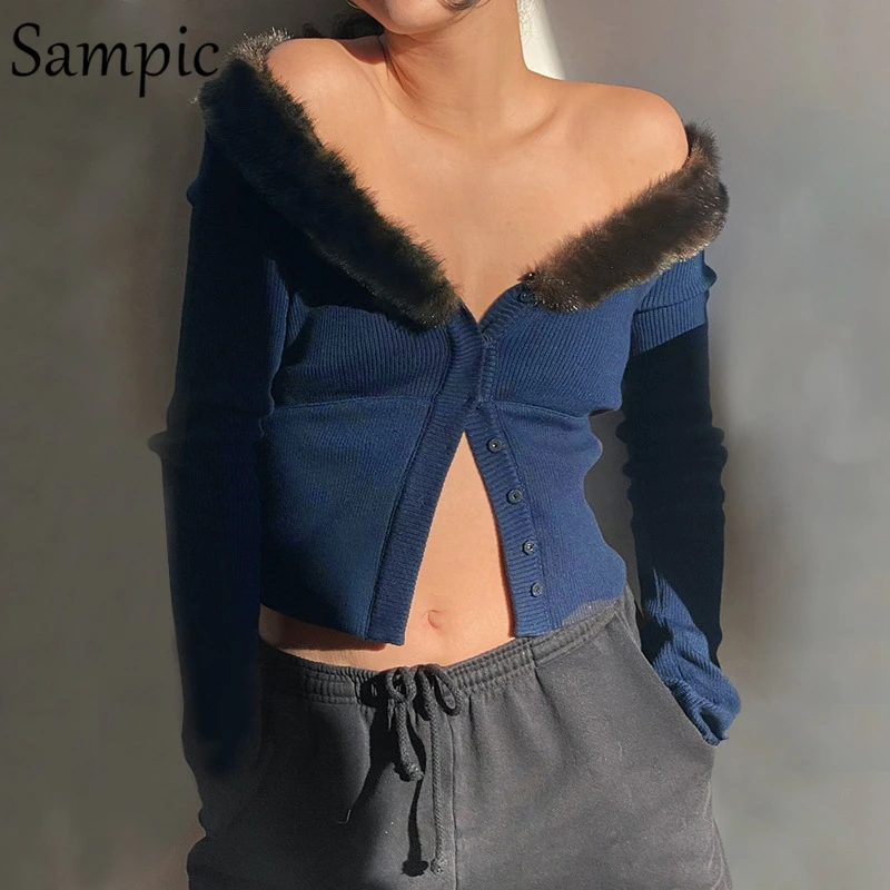 Женский трикотажный кардиган с V-образным вырезом и длинным рукавом
Женский трикотажный кардиган с V-образным вырезом и длинным рукавом