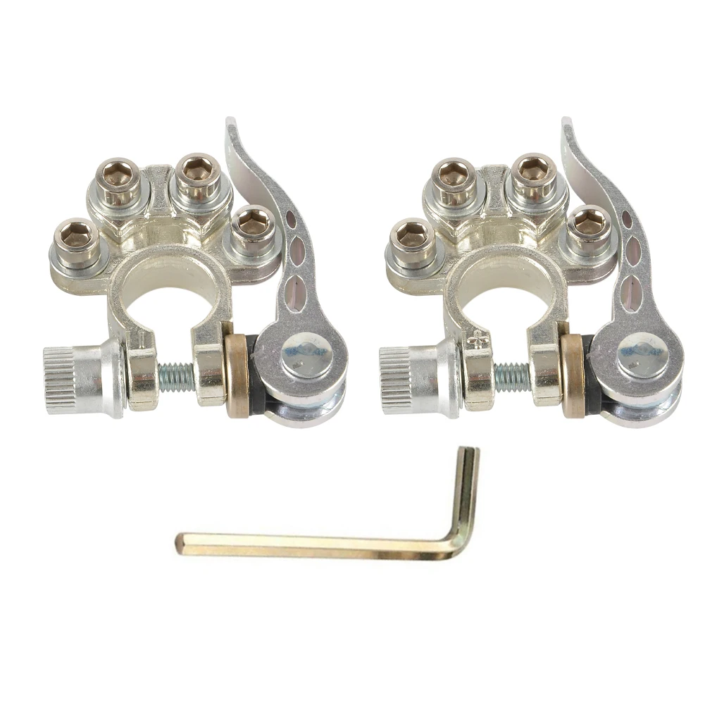 1 Pair Toolless Quick Disconnect Battery Main Cable Post Terminal Shut-Off Connectors 12v 6v 24v Boat Race Car UTV Tractor Truck
1 Pair Toolless Quick Disconnect Battery Main Cable Post Terminal Shut-Off Connectors 12v 6v 24v Boat Race Car UTV Tractor Truck
