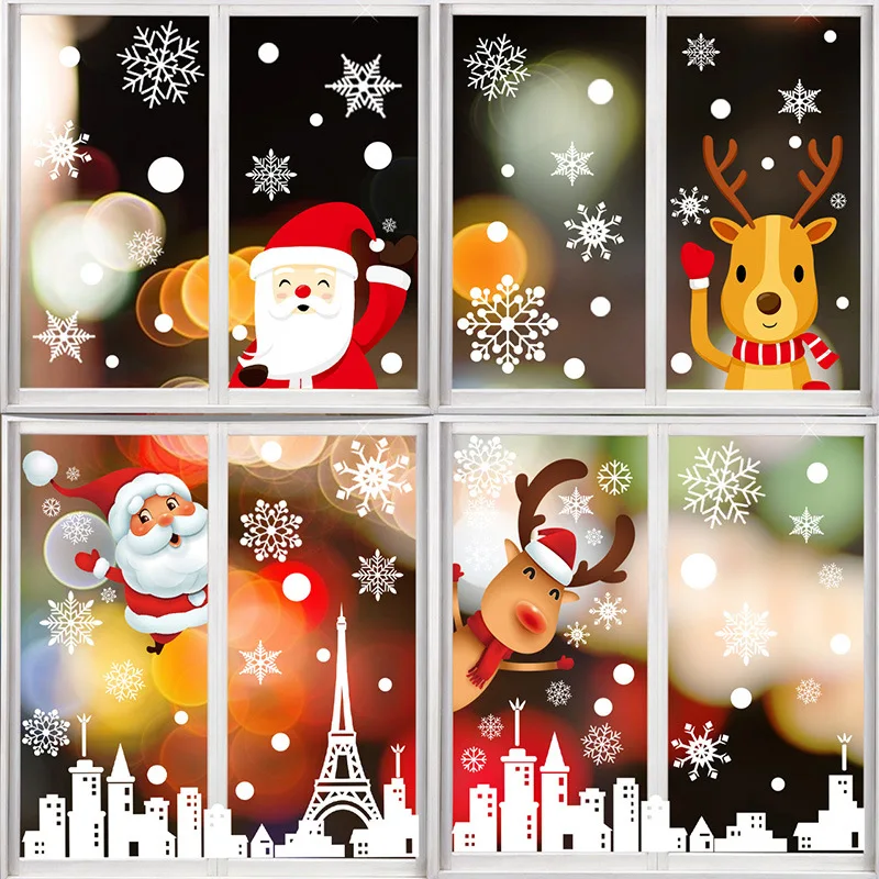 Joy-Enlife Christmas Wall stickers Window glass stickers 2022 snowflake Ornaments Xmas New Year Home decoration Merry Christmas
Joy-Enlife Christmas Wall stickers Window glass stickers 2022 snowflake Ornaments Xmas New Year Home decoration Merry Christmas