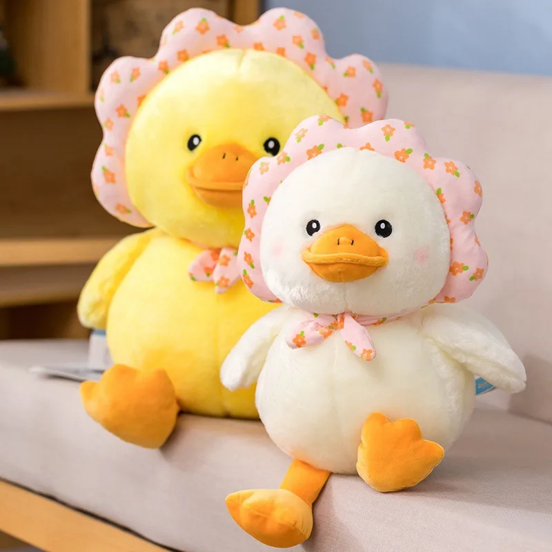 25cm/35cm/45cm Hot Long Plush Kawaii Flower Headband 3 Colors Duck Plush Toy Soft Stuffed Cartoon Animal Doll High Quality Gifts
25cm/35cm/45cm Hot Long Plush Kawaii Flower Headband 3 Colors Duck Plush Toy Soft Stuffed Cartoon Animal Doll High Quality Gifts