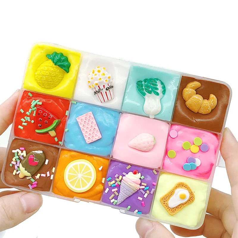 200ml Slime 12-Color Cotton Mud Slime Kit Set Puff Gel Ramen Mud Color Matching Fruit Diy Accessories Children'S Toys 
200ml Slime 12-Color Cotton Mud Slime Kit Set Puff Gel Ramen Mud Color Matching Fruit Diy Accessories Children'S Toys