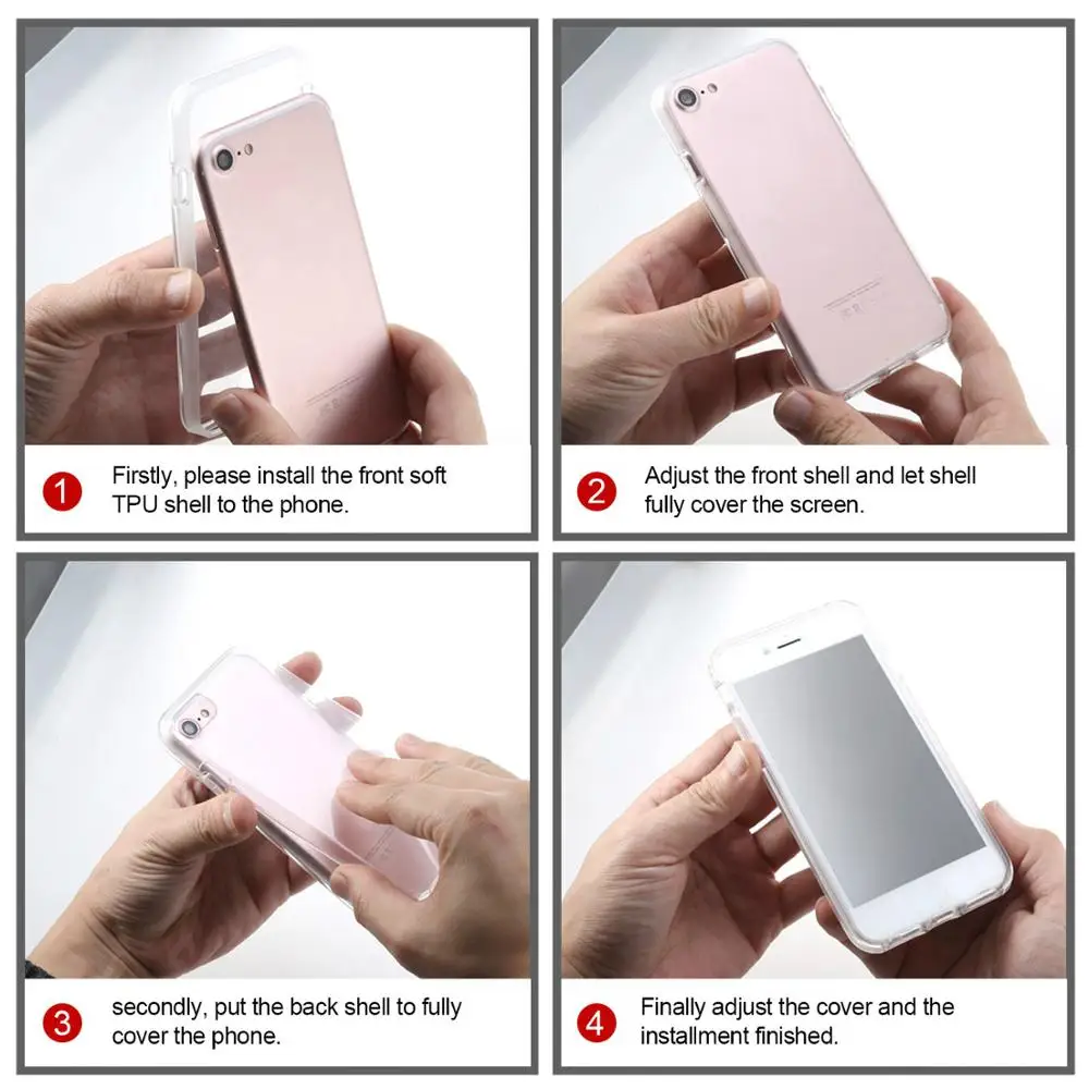 Противоударный чехол LOVECOM с полным покрытием на 360 градусов для Xiaomi Mi A1 Redmi 5A 4A 4X 4