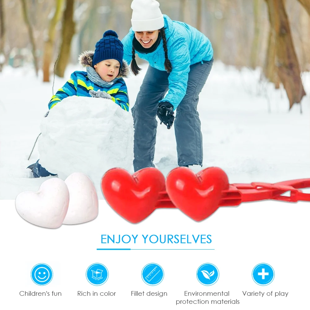 Winter Kids Children Doll Toys Durable Outdoor Cartoon Snowball Maker Clip Safe Sand Ball Snowball Fight Molds
Winter Kids Children Doll Toys Durable Outdoor Cartoon Snowball Maker Clip Safe Sand Ball Snowball Fight Molds