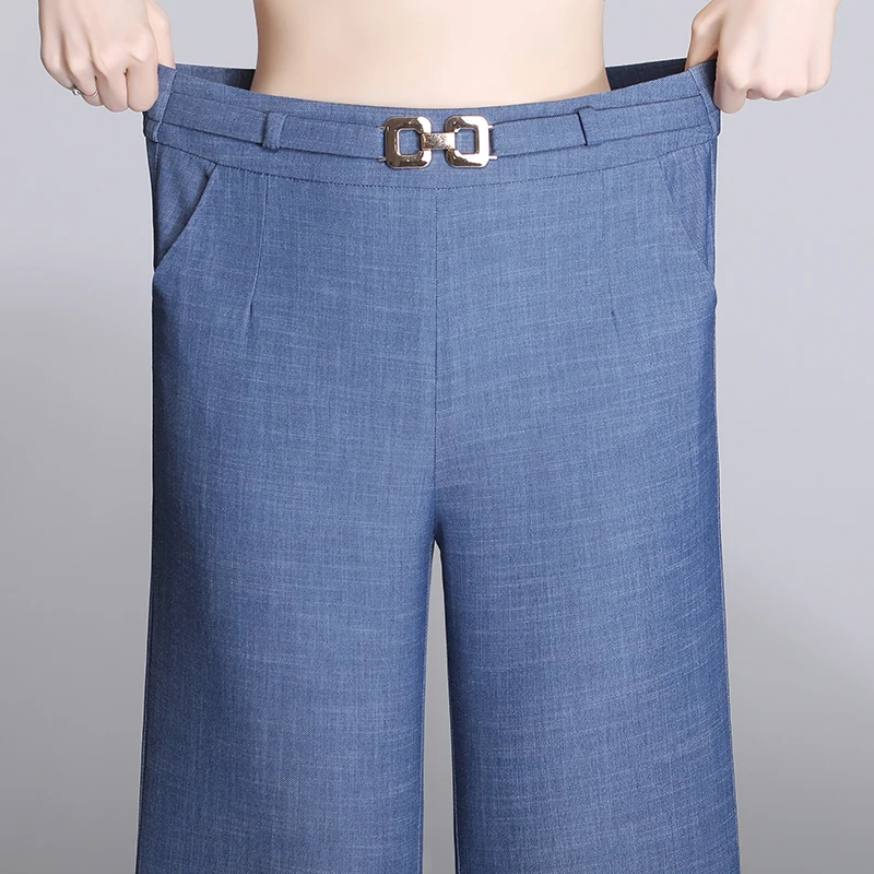 Spring And Autumn Women's Pants Fashion wide leg pants High Waist Women's Straight Pants Slim Office Women's Trousers Large Pant
Spring And Autumn Women's Pants Fashion wide leg pants High Waist Women's Straight Pants Slim Office Women's Trousers Large Pant