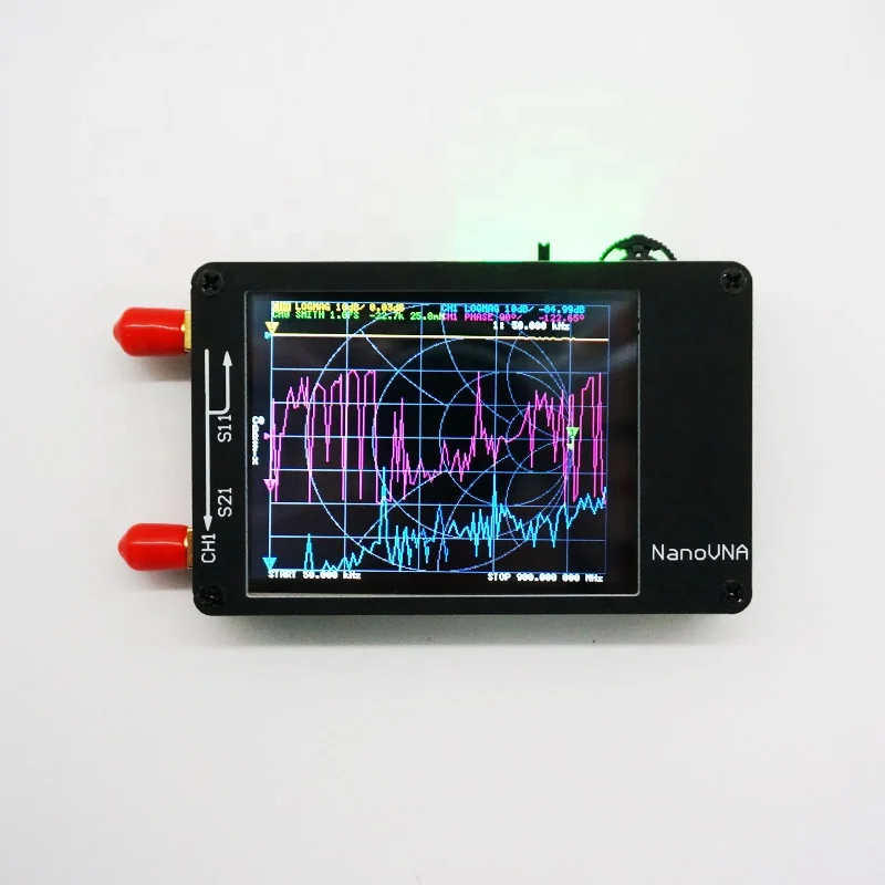 Векторный анализатор сети NanoVNA с TFT-экраном 2,8 дюйма, 50 кГц-300 МГц, анализатор HF, VHF, UHF, антенны
Векторный анализатор сети NanoVNA с TFT-экраном 2,8 дюйма, 50 кГц-300 МГц, анализатор HF, VHF, UHF, антенны