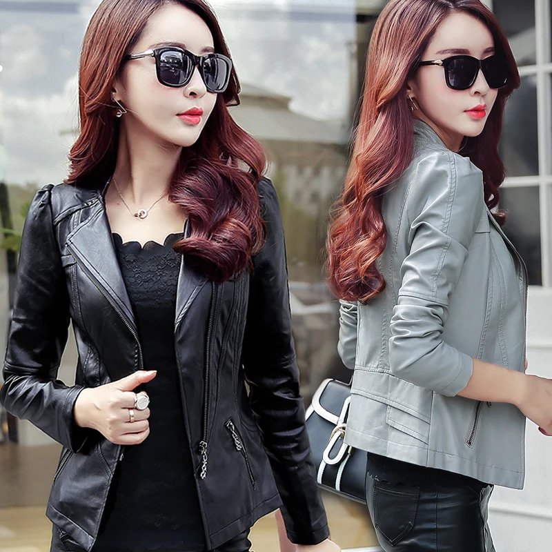 Women Pink Jacket Faux Pu Leather Jackets and Coats Slim Autumn Motorcycle Short Coat Jaqueta De Couro KJ624
Women Pink Jacket Faux Pu Leather Jackets and Coats Slim Autumn Motorcycle Short Coat Jaqueta De Couro KJ624