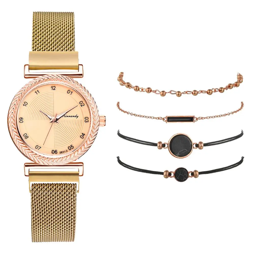 Fashion 5pcs Set Watches Brand Luxury Bracelet Quartz Clock Ladies Wrist Watch Womens Fashion Dress Wristwatch Gift Reloj Mujer
Fashion 5pcs Set Watches Brand Luxury Bracelet Quartz Clock Ladies Wrist Watch Womens Fashion Dress Wristwatch Gift Reloj Mujer