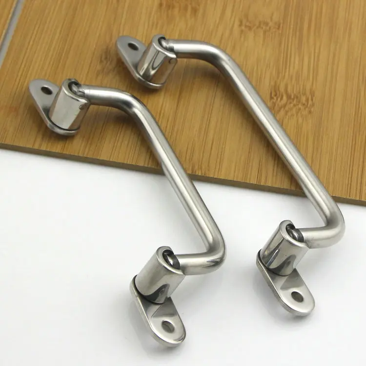 138mm 158mm 304 Stainless steel heavy duty folding handle External installed industrial equipment handle box spring handle
138mm 158mm 304 Stainless steel heavy duty folding handle External installed industrial equipment handle box spring handle
