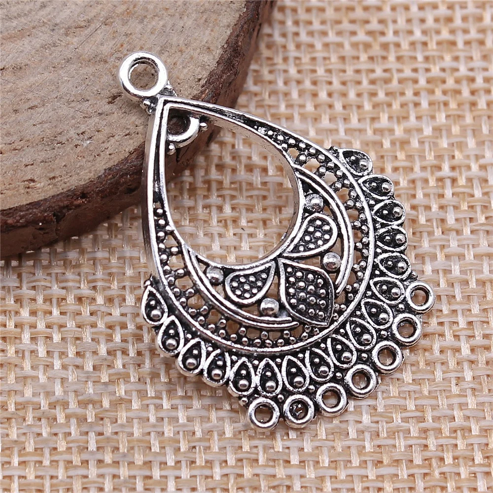4Pcs 26x36mm Antique Silver Color Porous Earring Connector For DIY Jewelry Making DIY Handmade Jewelry
4Pcs 26x36mm Antique Silver Color Porous Earring Connector For DIY Jewelry Making DIY Handmade Jewelry