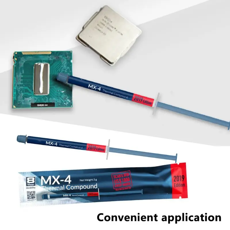 ARCTIC MX4 MX-4 2g 4g 8g 20g AMD Intel processor CPU Cooler Cooling Fan Thermal Grease VGA Compound Heatsink Plaster paste
ARCTIC MX4 MX-4 2g 4g 8g 20g AMD Intel processor CPU Cooler Cooling Fan Thermal Grease VGA Compound Heatsink Plaster paste