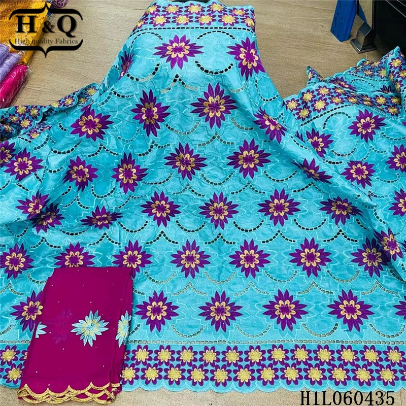 H&Q embroidery bazin lace fabric 5 yards+2 yards chiffon fabric african lace with stones nigerian tulle for sewing party dress
H&Q embroidery bazin lace fabric 5 yards+2 yards chiffon fabric african lace with stones nigerian tulle for sewing party dress