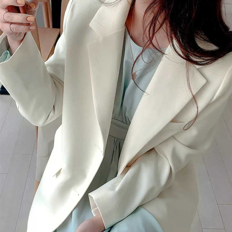 Women Office Lady Wear Suit Blazer Solid Casual Single Breasted Coat Jacket Long Sleeve Notched Collar Fashion Blazers
Women Office Lady Wear Suit Blazer Solid Casual Single Breasted Coat Jacket Long Sleeve Notched Collar Fashion Blazers
