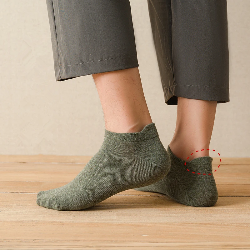 10pairs Solid Breathable Cotton Short Socks Summer Autumn Male Sport Sock Comfortable Men's Sock Slippers Non-slip Boat Socks
10pairs Solid Breathable Cotton Short Socks Summer Autumn Male Sport Sock Comfortable Men's Sock Slippers Non-slip Boat Socks