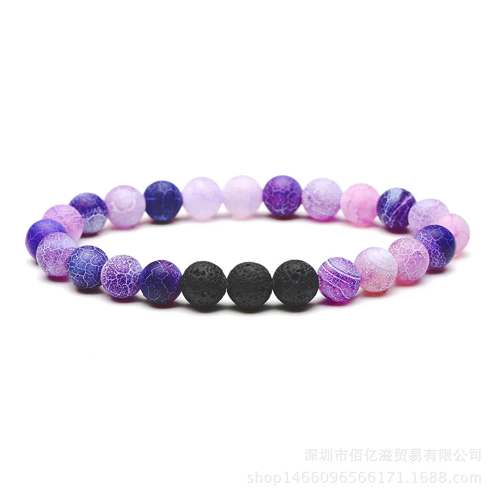 2021 New Colorful Fenghua Buddhist Bead Bracelet 8Mm Natural Stone Volcanic Stone Green Purple Black Red Pink Orange Energy Ston
2021 New Colorful Fenghua Buddhist Bead Bracelet 8Mm Natural Stone Volcanic Stone Green Purple Black Red Pink Orange Energy Ston