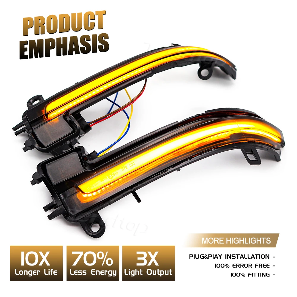 Dynamic Blinkers Sequential Repeater Side Marker Lamp Turn Signal LED Mirror Light For BMW F20 F21 F22 F30 E84 1 2 3 4 Series
Dynamic Blinkers Sequential Repeater Side Marker Lamp Turn Signal LED Mirror Light For BMW F20 F21 F22 F30 E84 1 2 3 4 Series