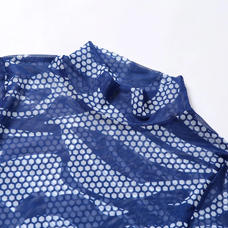 LVINMW Sexy Mesh See Through Print Round Neck Long Sleeve Dress 2020 Summer Women With Gloves Slim Skinny Dresses Club Party
LVINMW Sexy Mesh See Through Print Round Neck Long Sleeve Dress 2020 Summer Women With Gloves Slim Skinny Dresses Club Party